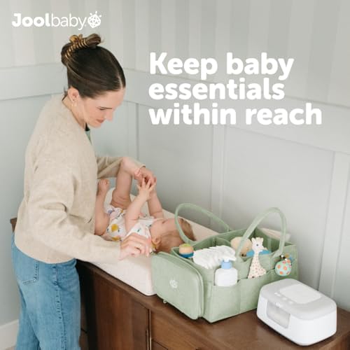 Jool Baby Tag-Along Diaper Caddy – Nursery Storage Organizer - Image 3