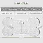 PWTAA Dog Food Mat Anti-Slip Silicone Dog Bowl Mat Thicker Pet Placemat - Image 2