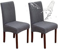 Genina Waterproof Dining Chair Covers Set of 2 Parsons Chair Slipcovers by Genina