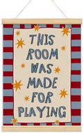 NaZaUK Playroom Wall Art Poster Hanger Frame, Kids Room Decor, Boy Playroom by Unknown