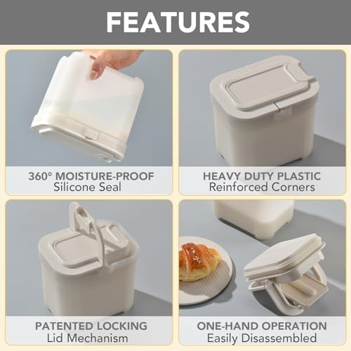 Baby Formula Dispenser with Scoop, Portable Milk Powder Container, Airtight - Image 2