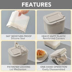 Baby Formula Dispenser with Scoop, Portable Milk Powder Container, Airtight - Image 2