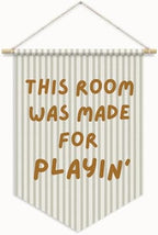 RTXLEZM Playroom Decor Banner, This Room Was Made by Unknown