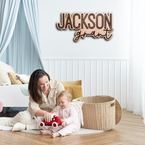 Personalized Wooden Name Sign, Nursery Decor, Nursery name sign - Image 3