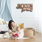 Personalized Wooden Name Sign, Nursery Decor, Nursery name sign - Image 3
