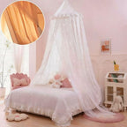 Princess Bed Canopy for Girls, Double Layer Canopy Fits Twin/Full Bed - Image 3