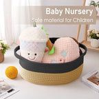 JMvicyroam Small Woven Basket, Empty Gift Basket - Image 5