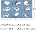 Bath Tub Shower Mat, Washable Bathtub Floor Mats, Suction Cups and Drain Holes - Image 4