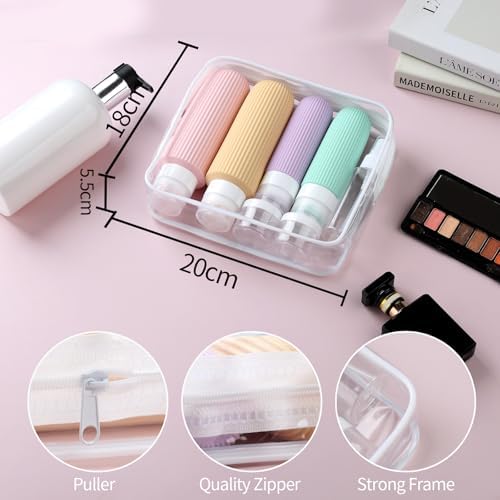 Mrsdry 16 Pack Travel Bottles for Toiletries, Large 6oz Silicone Travel - Image 5