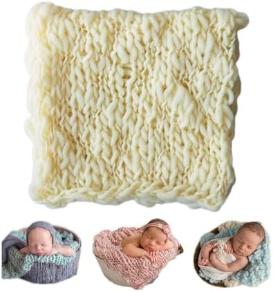 Coberllus Newborn Baby Photography Twist Blanket, Baby Photo Props by Followusfindusquickly