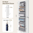 1Pack Over The Door Organizer Large Capacity Hanging Storage Room Organizer - Image 2