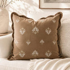 BlissBlush Throw Pillow Cover 20x20, Floral Accent Cushion Cover by BlissBlush