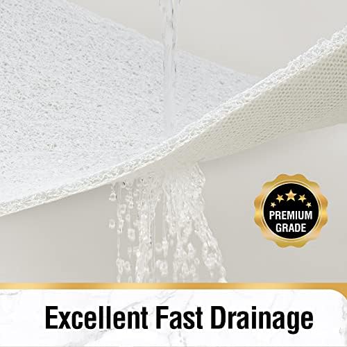 HITSLAM Square Shower Mat, 24 x 24 Inch Non Slip Bath Mat - Image 4