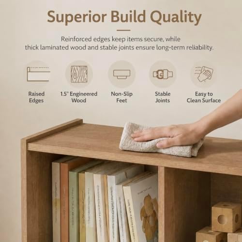 8 Cube Storage Organizer, Kids Cube Shelf Toy Storage - Image 4