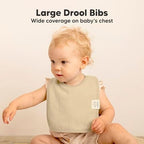 KeaBabies 8-Pack Organic Baby Bibs - Image 3