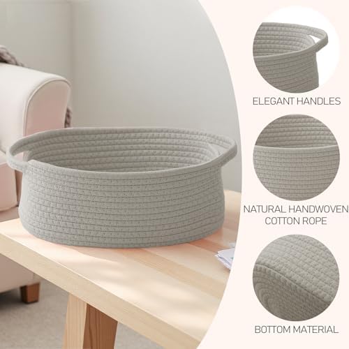 JMvicyroam Small Woven Basket, Empty Gift Basket - Image 3
