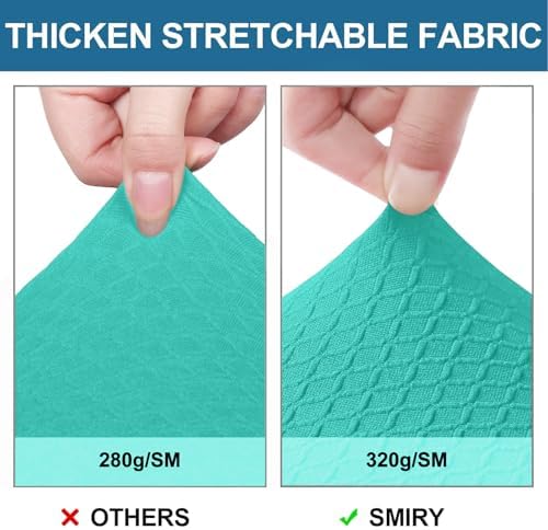 Smiry Waterproof Seat Covers for Dining Room Chairs - Image 4