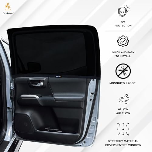EcoNour Car Rear Window Sun Shades Compatible - Image 3