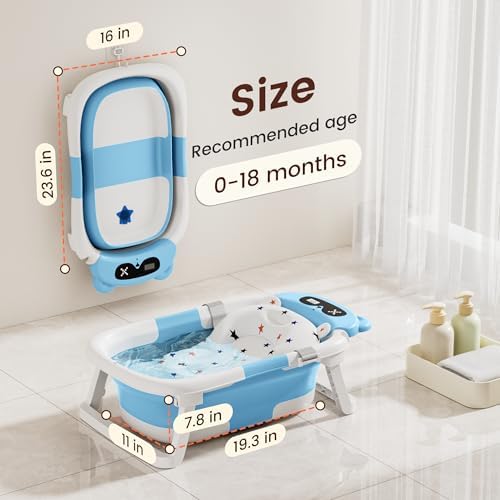 Baby Bathtub, Foldable Baby Bath Tub - Image 4