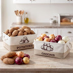 Marsui 2 Pcs Potato and Onion Storage Baskets - Image 5