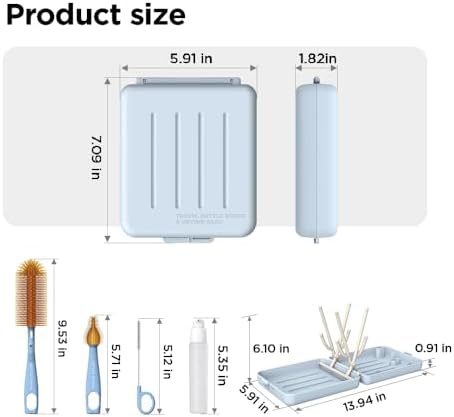 YOTIME Travel Bottle Cleaner Kit - Image 2