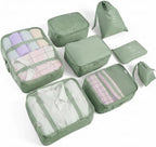 LANSKLBD 6/8 Set Packing Cubes for Suitcases Travel Luggage Packing Organizers by LANSKLBD