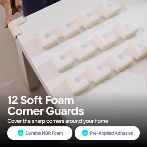 Komfortology 12-Pack Baby Proofing Corner Protectors - Image 3