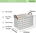 CLOCOR Rectangular Storage Basket, Collapsible Storage Bin, Gift Basket - Image 5