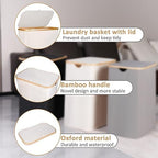 IEGrow Laundry Hamper with Lid, 150L Laundry Basket with 2 Mesh Bags - Image 4