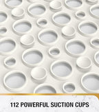 HITSLAM Bathtub Mat Non Slip, 30 x 17 Inch TPE Bath Mat - Image 6