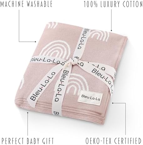 Knit Baby Swaddle Blanket for Girls - Image 3