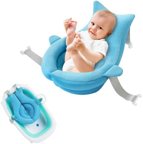 Baby Bath Seat Support Net Adjustable Infant Bathing Cushion Pad Mat by Unknown