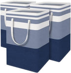 BlissTotes 3-Pack Laundry Basket, Collapsible Laundry Hamper by BlissTotes