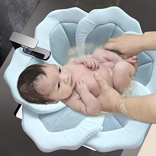 Baby Bath Pad for Infants & Newborns — Soft Petal Shape Bathtub & Sink Support - Image 2