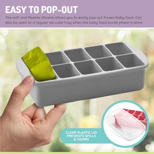 melii Silicone Baby Food Freezer Tray - Image 3