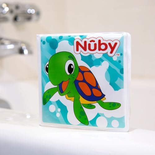 Nuby Bath Fun Time Book with Water-Proof Pages and Surprise Squeaker, Early - Image 6