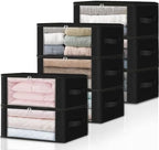 HomeHacks 8-Pack Clothes Organizer Storage Bags, 35L Storage Bins by HomeHacks