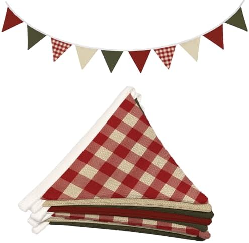 Lacama Christmas Banner Pennant Triangle Flag by Lacama