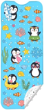 Penguin Bath Mat for Tub Non Slip, Kids Bath Mat for Baby by Unknown