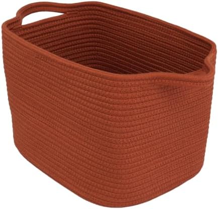 XUANGUO Woven Cotton Rope Storage Basket by XUANGUO