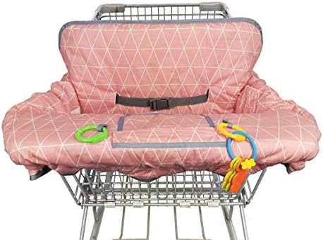 Shopping Cart Covers for Baby Girl, Cotton High Chair Cover, Toddler Grocery - Image 5