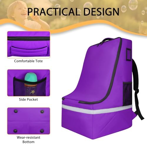 LARIPOP Car Seat Travel Bag for Airplane, Universal Gate Check Car Seat Bag - Image 5