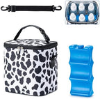 Breastmilk Cooler Bag with Ice Pack Fits 6 Baby Bottles Up to 9 Ounce, Baby by BABEYER