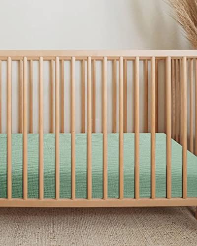 Muslin Bedside Bassinet Sheets 2 Pack - Image 6