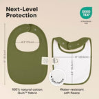 KeaBabies 8-Pack Baby Bibs for Drooling and Teething - Image 3