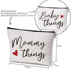 Best Expecting Mom Gifts, Mommy And Baby Canvas Pouch Set, New Mother Keepsake - Image 2