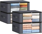 Fab totes 35L Closet Organizers, Foldable Under Bed Storage Containers by Fabtotes