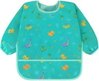 Accmor 3 Pack Long Sleeve Bibs, Baby Smock Waterproof Sleeved Bib Smock - Image 2