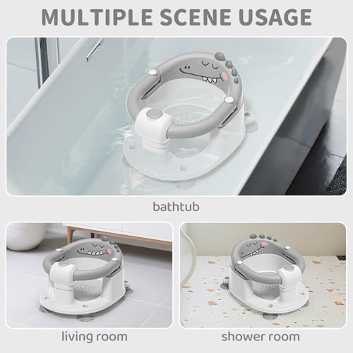TPN Baby Bath Seat for Babies 6 Months & Up, Non-Slip Bath Tub Chair for - Image 5