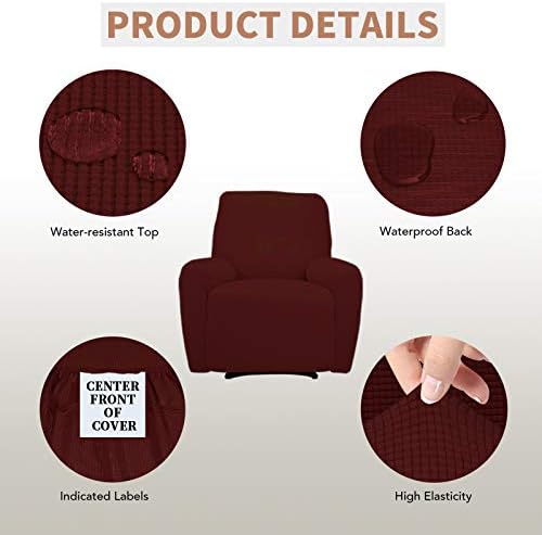 Easy-Going 100% Waterproof Recliner Chair Cover，1-Piece Recliner Slipcover - Image 3